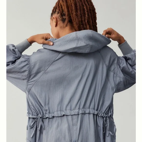 Anthropologie lightweight drawstring jacket - Picture 6 of 8